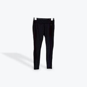 Danskin Dri More Active Leggings‎ Black Melange Athletic Workout Sz S